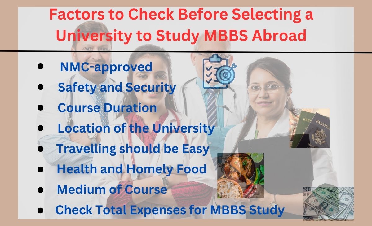 Factors to Check Before Selecting a University to Study MBBS Abroad